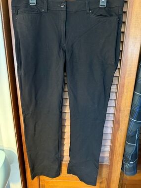 White House Black Market Black Slim Ponte Pants